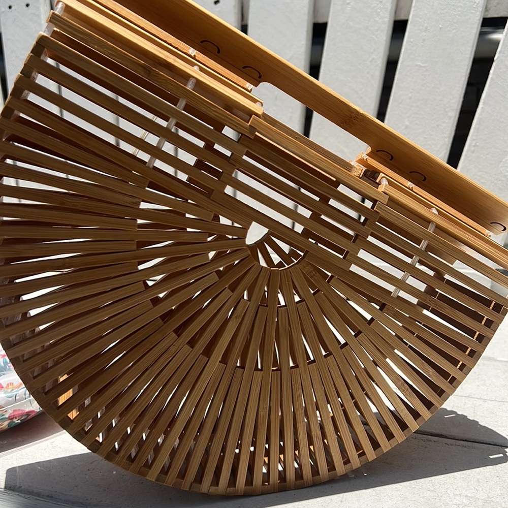 Bamboo Clutch Handbag